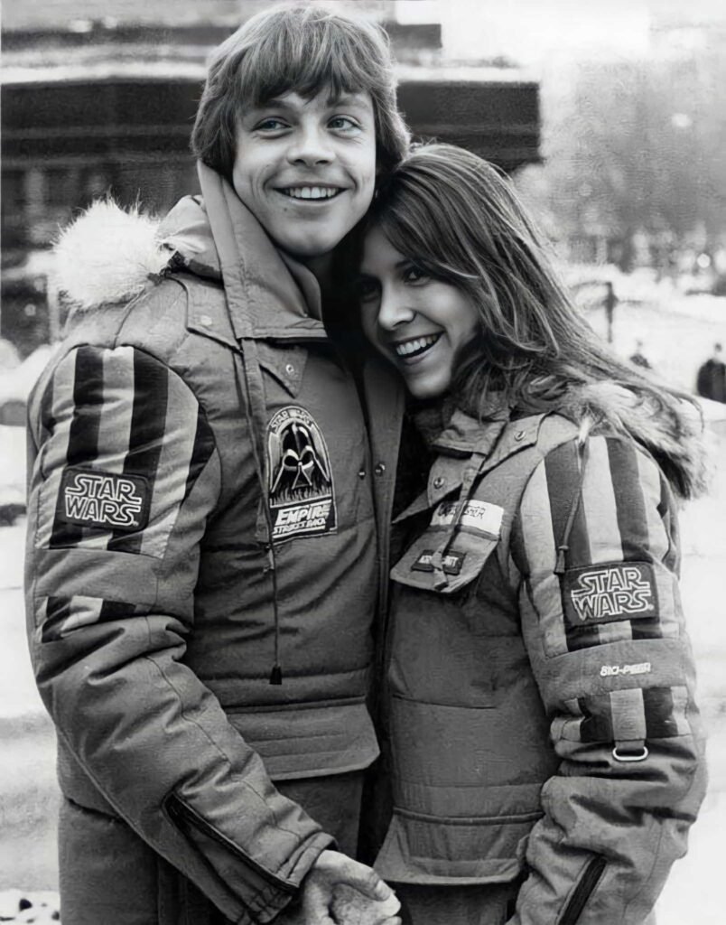 Mark Hamill and Carrie Fisher