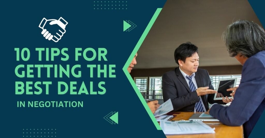 10 Tips for Getting the Best Deals